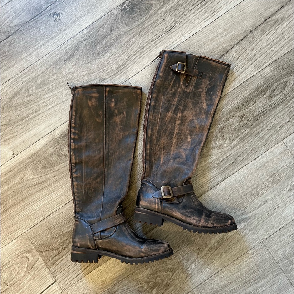 Freebird leather Battle boots 10 EUC